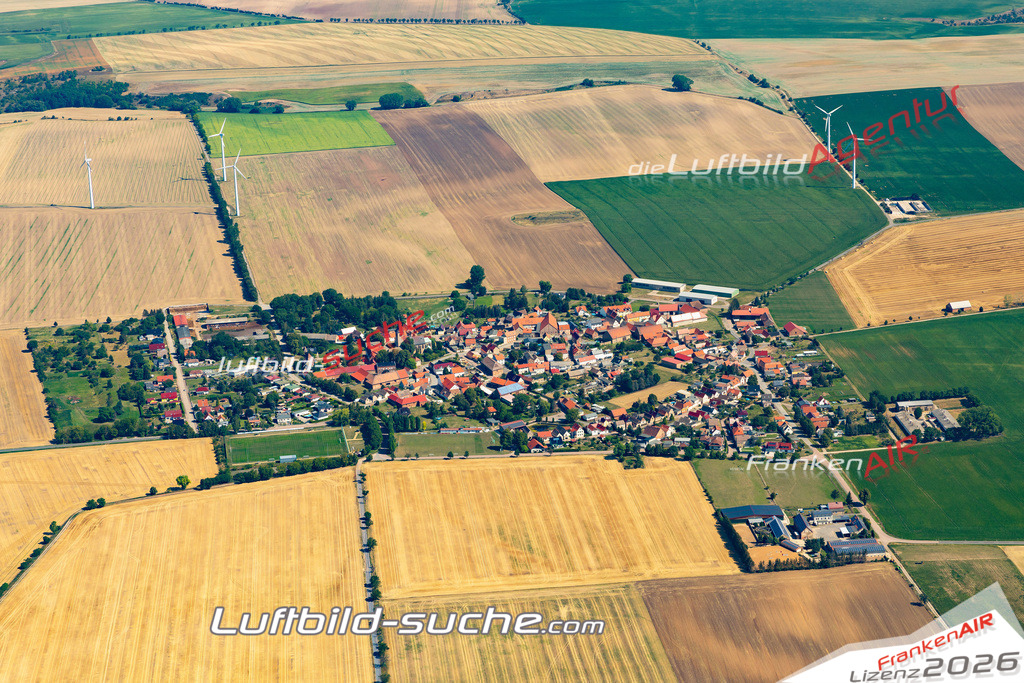 Aktuelles Luftbild von Arnstedt Arnstein - Die Luftaufnahme wurde 2022 mittels UL-Flugzeug erstellt ( keine Drohne ) - hochauflösende Kamera-Systeme von  Canon -Beste Qualität - Für grossformatige Ausdrucke geeignet. Die Geschenkidee !