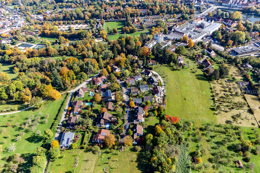 Luftbild: Am Galgenberg in Nürtingen im Bundesland Baden-Württemberg in Deutschland. Foto: IMG_119264.jpg vom 14.10.2019 durch Werner Riehm/FLY-FOTO.de