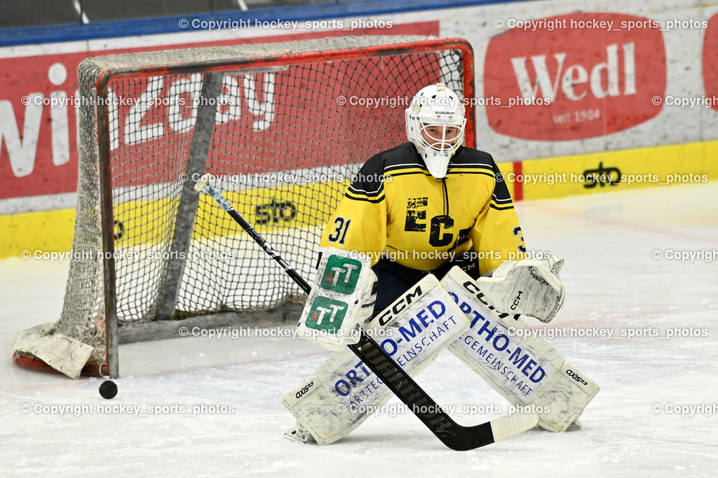 EC Kellerberg vs. EC Arnoldstein | #31 Zimmermann Max EC Arnoldstein, EC Kellerberg vs. EC Arnoldstein, EC Kellerberg vs. EC Arnoldstein am 31.01.2025 in Villach (Stadthalle Villach), Austria, (Photo by Bernd Stefan)