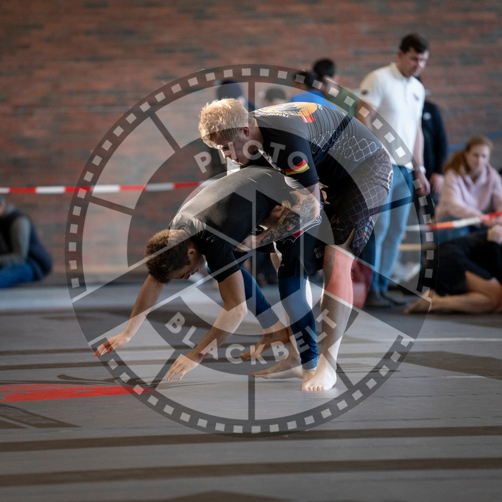 20240309PBB7157 | Fighters compete during the International Luta Livre (ILLCS) Spring Championship in Hannover, Germany, on March 9, 2024.