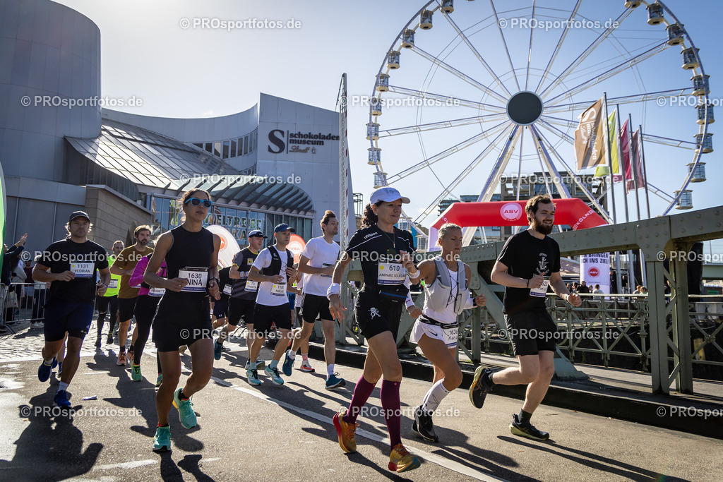 44. Kölner Brückenlauf; Koeln, 14.09.25 | Impressionen vom 44. Kölner Brückenlauf am 14.09.25 am Schokoladenmuseum in Koeln. Foto: BEAUTIFUL SPORTS/Leah Kohring