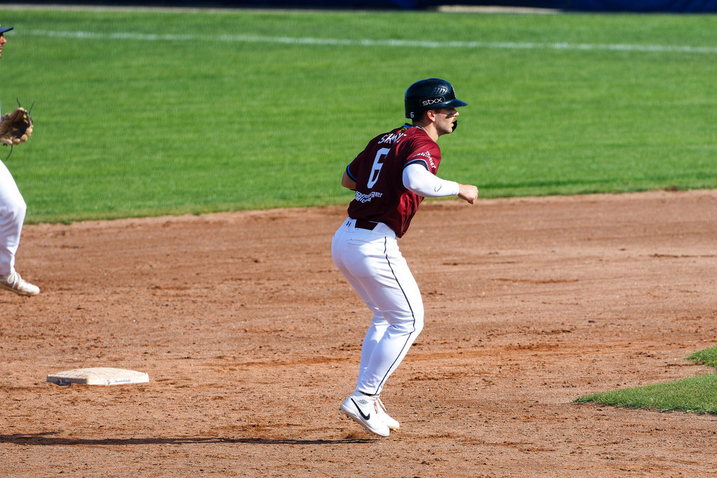 HEIREG_250907_6274 | Baseball-Bundesliga, Deutsche Meisterschaft, DBL, Guggenberger Legionäre vs. Heidenheim Heideköpfe, Spiel 4, Heidenheim, Regensburg, HellensteinEnergie Ballpark - Realisiert mit Pictrs.com