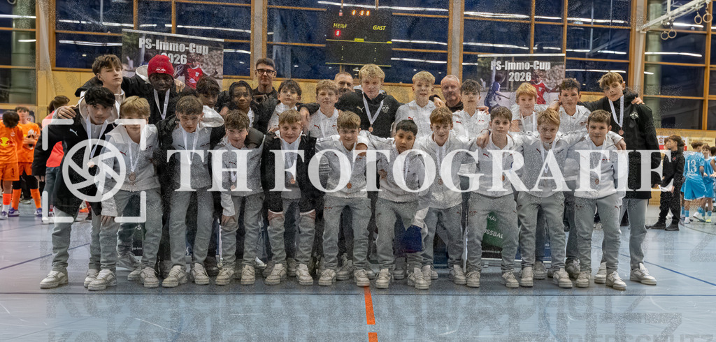 GER, Teamfoto, Fussball, U14 Hallenturnier, PS-Immo-Cup 2026, 18.01.2026 | RB Leipzig