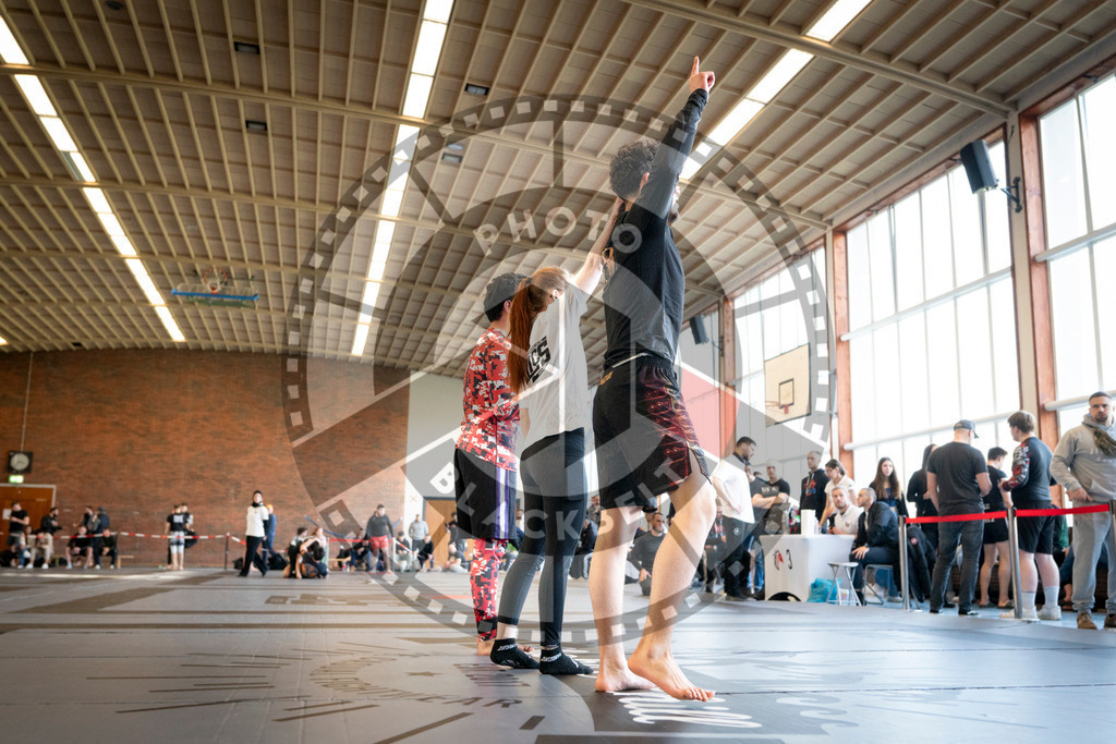 20240309PBB6867 | Fighters compete during the International Luta Livre (ILLCS) Spring Championship in Hannover, Germany, on March 9, 2024.
