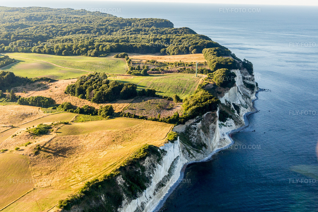 Aerial view: View of the town in Borre in the state Zealand, Denmark. – Photo: IMG_108559.jpg taken on 07/04/2018 by Werner Riehm/FLY-FOTO.com – Resolution of the original: 4630 x 3087 px