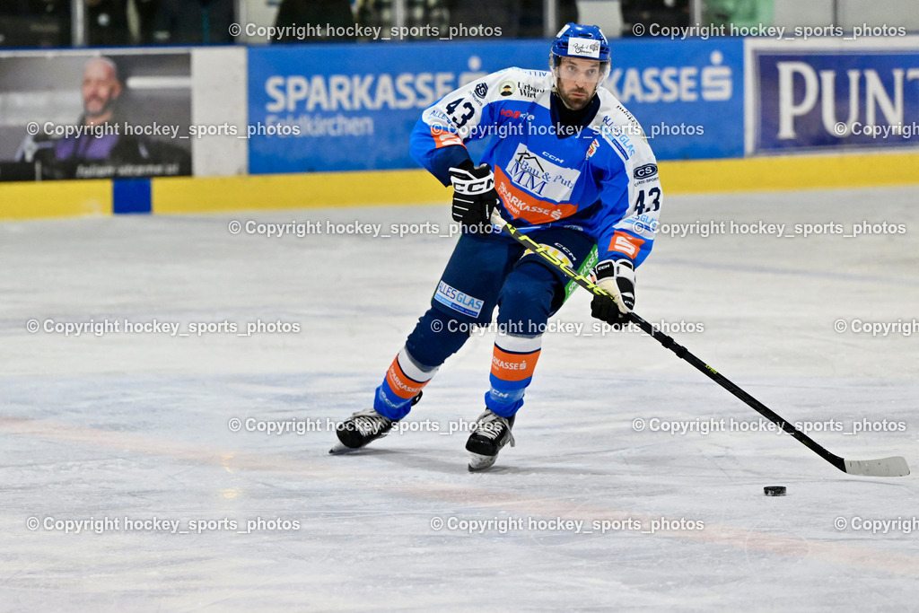 ESC SPARKASSE STEINDORF vs. EV ZELTWEG MURTAL LIONS | #43 Oraze Martin ESC Steindorf, ESC SPARKASSE STEINDORF vs. EV ZELTWEG MURTAL LIONS, ESC SPARKASSE STEINDORF vs. EV ZELTWEG MURTAL LIONS am 27.12.2025 in Steindorf (Ossiachersee Halle), Austria, (Photo by Bernd Stefan)