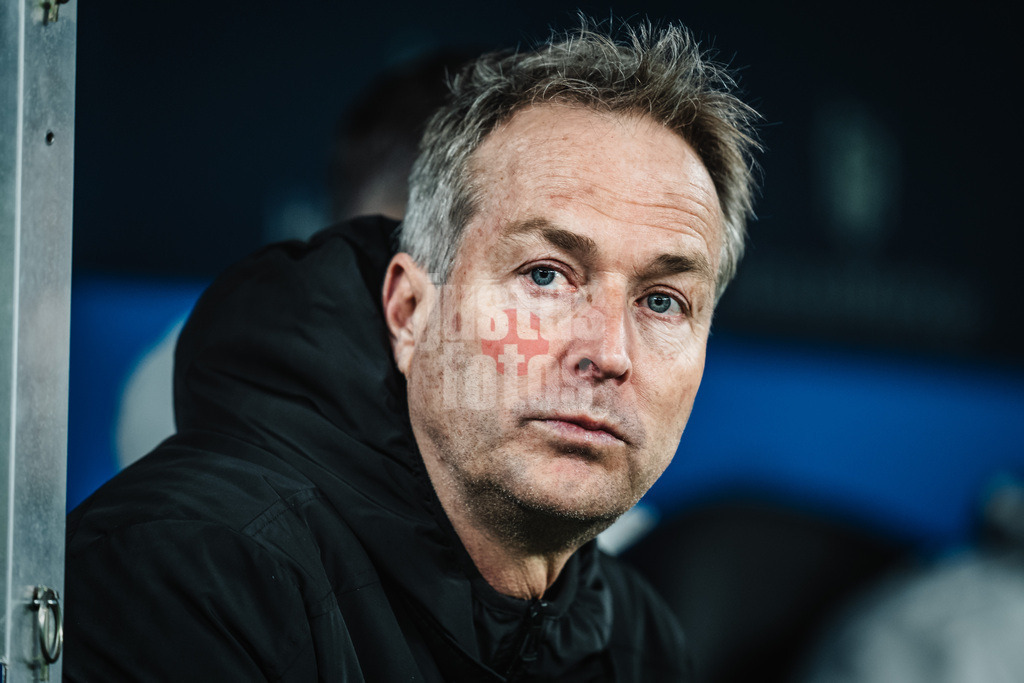 Fußball | Männer | Saison 2025/2026 | 1. Fußball-Bundesliga | 17. Spieltag | Hamburger SV vs. Bayer 04 Leverkusen | 04.03.2026 | Trainer Kasper Hjulmand (Bayer 04 Leverkusen)