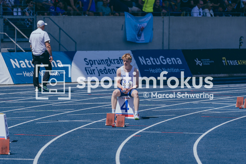 Deutsche Meisterschaften U20 / U16 2026 | Paul Diedrich, TuS Köln rrh., 1040, 4x100-Meter-Staffel, Deutsche Meisterschaften der U20 &amp; U16 2026, Lohrheidestadion Bochum-Wattenscheid, 10.07.2026. Foto: Marcel Schwering / sportimfokus - Realisiert mit Pictrs.com