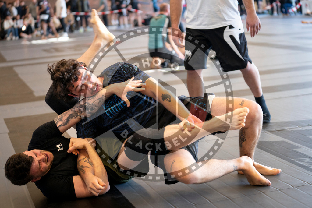 20240309PBB6208 | Fighters compete during the International Luta Livre (ILLCS) Spring Championship in Hannover, Germany, on March 9, 2024.