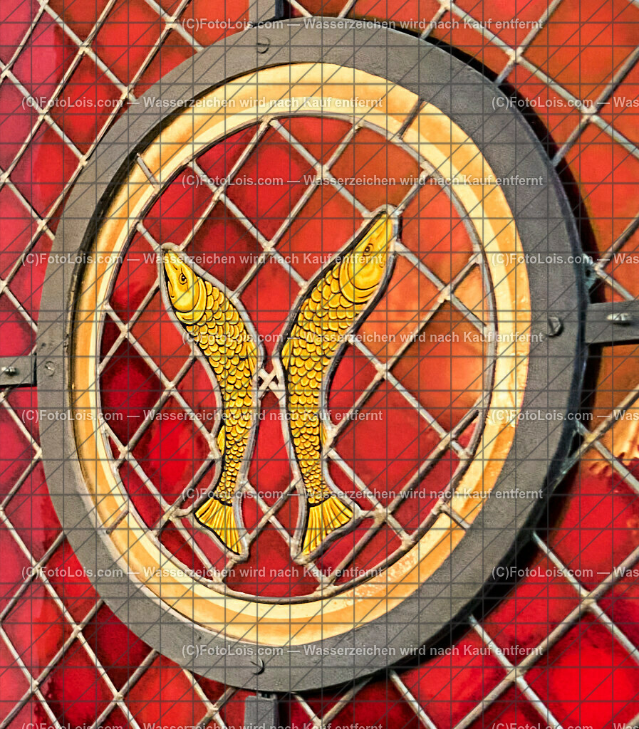 ALP3980_Jeanne de Ferrette_Wappen Johanna von Pfirt | (C)FotoLois.com, Alois Spandl, 700stes Hochzeitsjubiläum - Albrecht II. mit Johanna von Pfirt in Thann (FR) im März 2024. Empfang des Organistionskommitees aus der Region Ferrette (Pfirt)/Thann aus dem Elsass mit Empfang durch die Stadtgemeinde und Bezirkshauptmannschaft Scheibbs im Schloss Scheibbs und anschließender Kranzniederlegung in der Kartausenkirche über der Krypta des Gründerehepaares durch Mitglieder des Templer Ordens im Beisein von Mitgliedern der Goldhaubengruppen, Fr 22. September 2023.