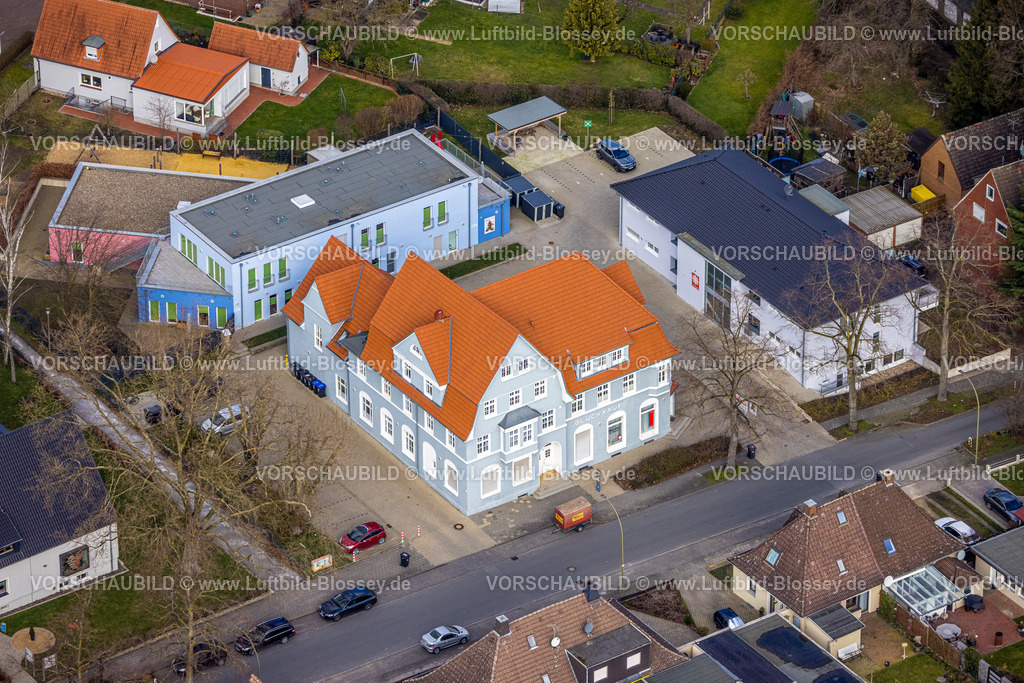 Hamm230214973 | Luftbild, Tagespflege und Service-Wohnen St. Rochus, DRK Kindergarten Wunderwald, Bockelweg, Stadtbezirk Heessen, Hamm, Ruhrgebiet, Nordrhein-Westfalen, Deutschland