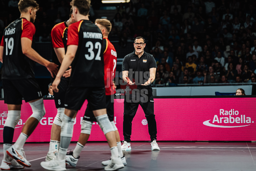 Volleyball | Männer | Testspiel | Deutschland vs. Italien | 26.05.2025 | Headcoach Thomas 'Bob' Ranner (Deutschland)