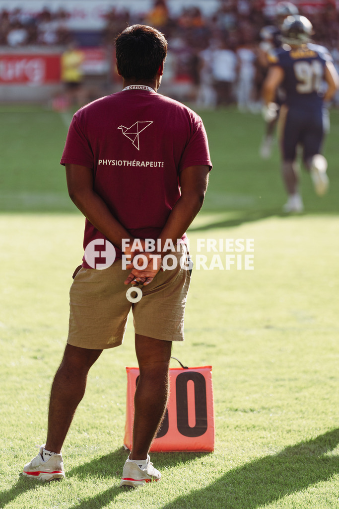 GER Rhein Fire vs. Alpine Rams, American Football, AFLE, Saison 2026, 01.08.2026 | GER Rhein Fire vs. Alpine Rams, American Football, AFLE, Saison 2026, 01.08.2026Foto: Eibner-Pressefoto/Fabian Friese - Realisiert mit Pictrs.com