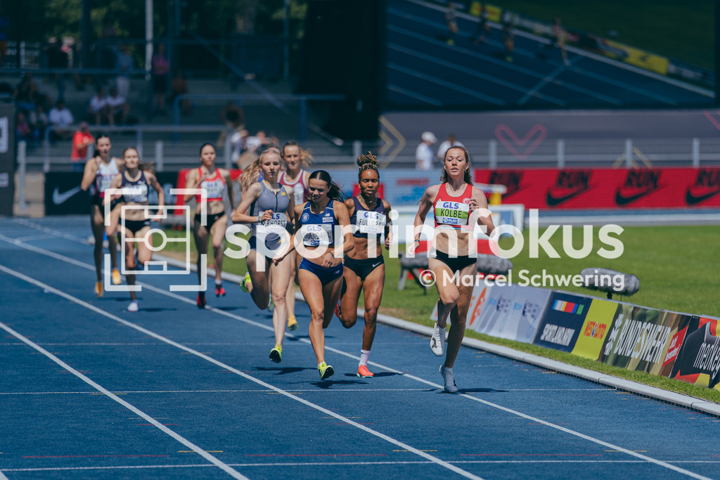 Deutsche Meisterschaften der Frauen und Männer 2026 | 800-Meter-Lauf, Halbfinale, Deutsche Meisterschaften der Frauen und Männer 2026, Lohrheidestadion Bochum-Wattenscheid, 25.07.2026. Foto: Marcel Schwering / sportimfokus - Realisiert mit Pictrs.com