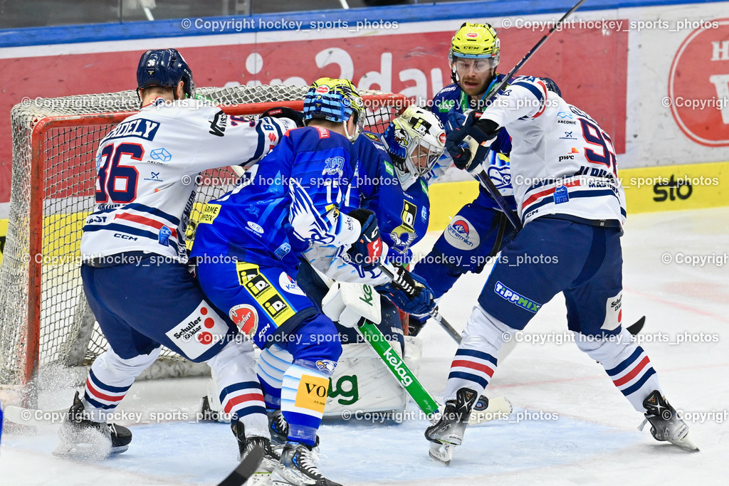 EC IDM Wärmepumpen VSV vs. Hydro Fehervar AV19 14.2.2023 | #1 Lamoureux Jean Philippe, #36 Erdely Csanad, #13 Collins Chris, 
