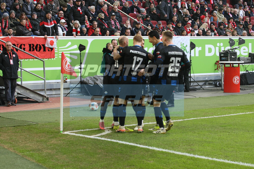 Fortuna Düsseldorf  Saison 25/26 - © Sportfoto-Sale (MK) | Torjubel SC Paderborn - Fortuna Düsseldorf - SC Paderborn Saison 25/26 - © Sportfoto-Sale (MK) - Realisiert mit Pictrs.com