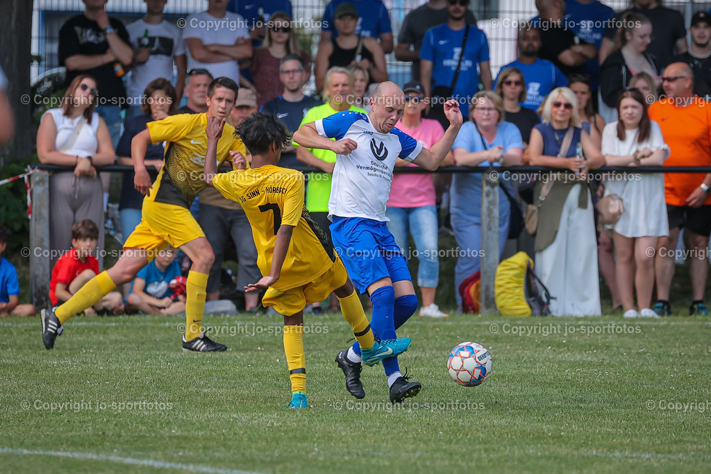 BQ3I5395 | 11.06.2023; Relegation Rückspiel zur Kreisliga A Dillenburg; Rasenplatz Sinn; SG Sinn/Hörbach - SSV Wissenbach; Ergebnis 2:1 (1:0)