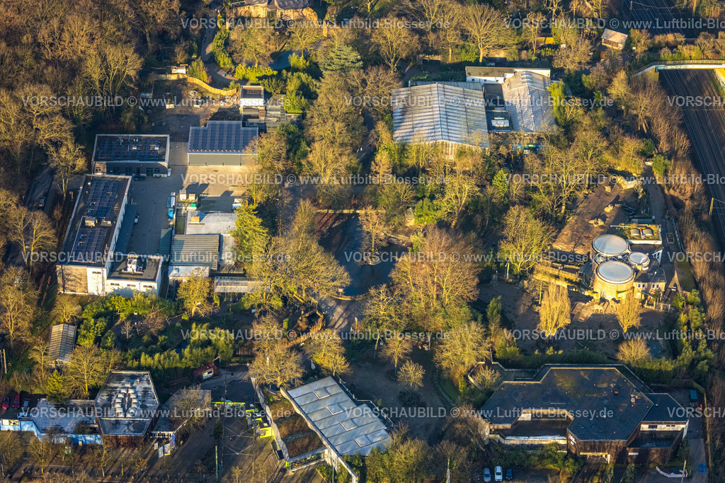 Duisburg241202537 | Luftbild, Zoo im Wald, rundes Elefantenhaus, Duissern, Duisburg, Ruhrgebiet, Nordrhein-Westfalen, Deutschland