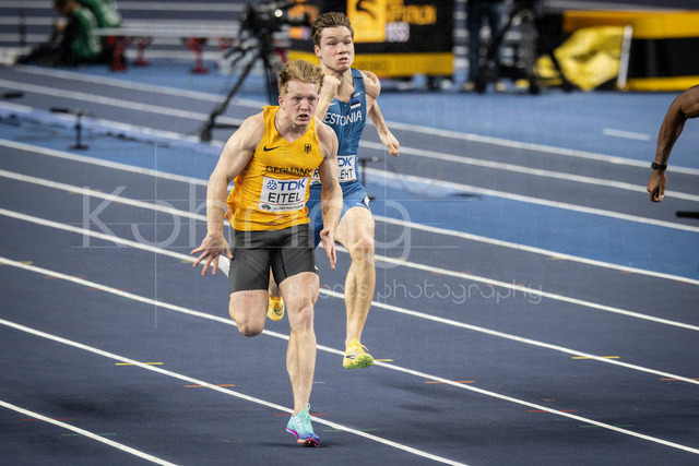World Athletics Indoor Championships Kujawy Pomorze 26, 20.03.2026 | TORUN, POLAND - MARCH 20:  Manuel EITEL (GER) competing during the 60m Heptathlon of the World Athletics Indoor Championships Kujawy Pomorze 26 on day 1 / session 1 at Kujawsko-Pomorska Arena Torun on March 20, 2026 in Torun, Poland. 