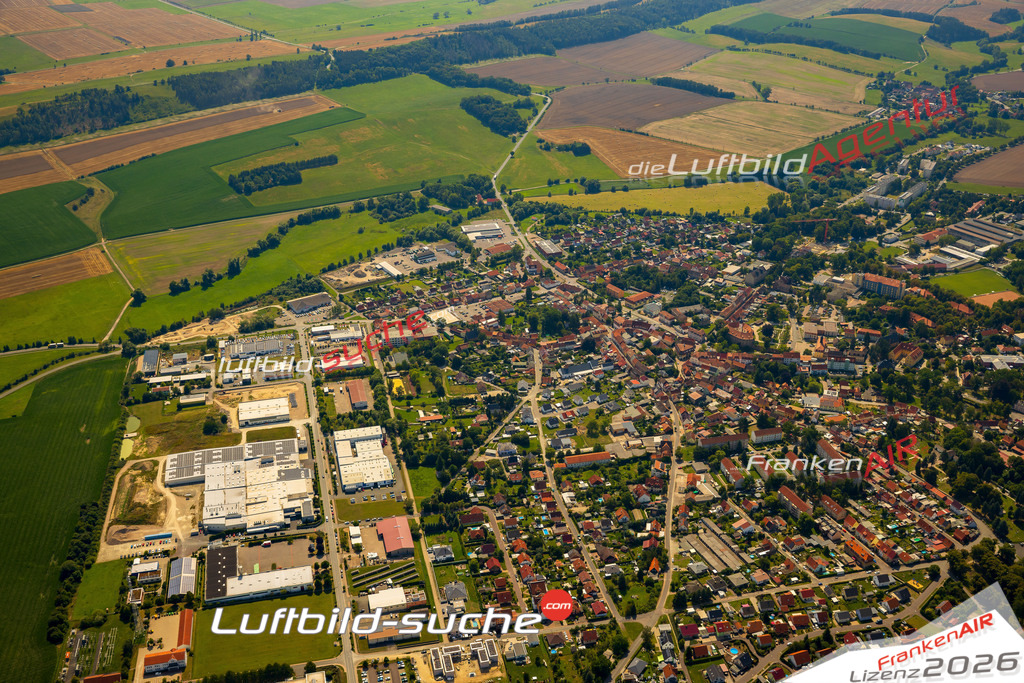 Luftaufnahme der Stadt Blankenhain - Die Luftaufnahme wurde 2025 vom UL-Flugzeug heraus erstellt ( keine Drohne ) - Hochauflösende Luftaufnahme - für professionelle Ausdrucke geeignet. Die Geschenkidee !Hier alle&nbsp;Infos zur Lizenzierung der LuftaufnahmeWir fliegen auch dieses Jahr wieder in Ihre Region um Luftbilder zu erstellen.- Luftbild anfragen