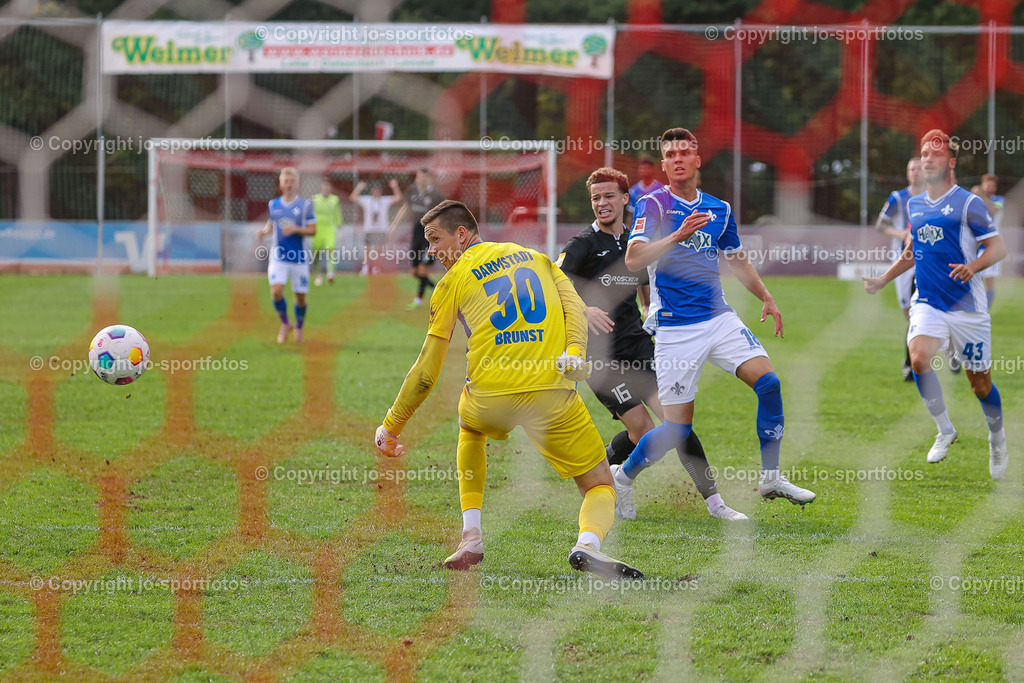 Giessen_Darmstadt (336) | 16.07.2023; Testspiel; Waldstadion Gießen; FC Gießen - SV Darmstadt 98; Ergebnis: 2:0 (0:0)