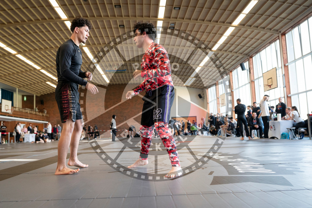 20240309PBB6851 | Fighters compete during the International Luta Livre (ILLCS) Spring Championship in Hannover, Germany, on March 9, 2024.