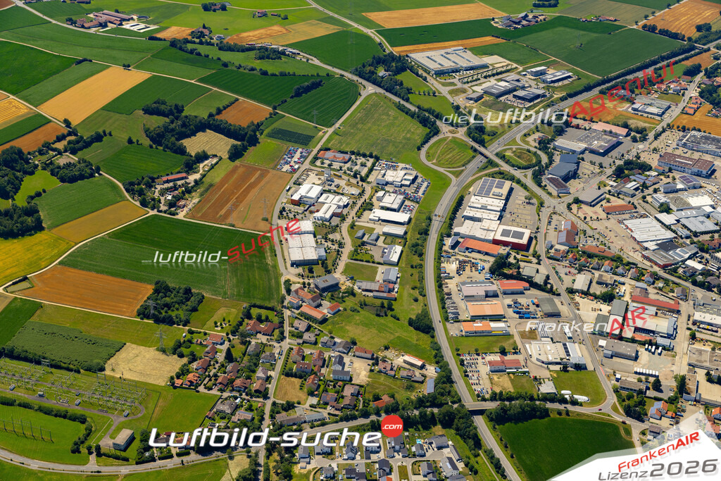 Die Luftaufnahme Janahof - Cham wurde 2022 vom Flugzeug aus (keine Drohne) erstellt. Hohe Auflösung -für große Poster und Wandbilder geeignet - Garantiert!