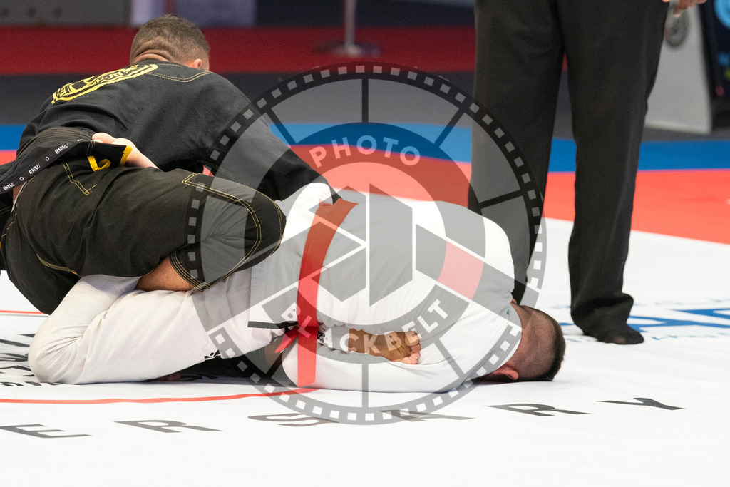 20231106PBB0472 | Fighters compete during the AJP World Master Championship in the Mubadala Arena in Abu Dhabi, Arab United Emirates, on November 6, 2023.