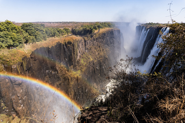 Victoria Fälle Sambia | Atemberaubende Reisefotografie gepaart mit modernen Inspirationen für persönliche Perspektivwechsel. Für alle Reisenden mit Drang nach Abenteuer und Freiheit. Ideal als Geschenkidee - Realisiert mit Pictrs.com