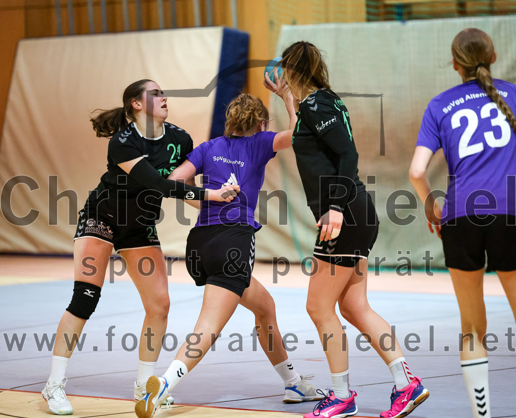 2023-02-25_083_SpVgg_Altenerding_III_gegen_TSV_Wartenberg_II | Erding, Deutschland, 25.02.2023:
Handball, Bezirksklasse Frauen Staffel Mitte 2022 / 2023, 13. Spieltag, SpVgg Altenerding III gegen TSV Wartenberg II, Endergebnis: 23:26

Foto: Christian Riedel / fotografie-riedel.net