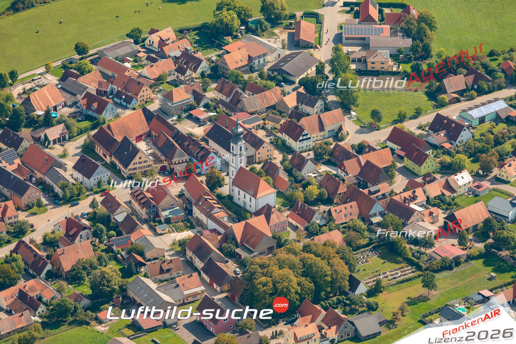 Binzwangen Colmberg Bild- Das Luftbild wurde 2025 vom UL-Flugzeug heraus erstellt ( keine Drohne ) - Hochauflösende Luftaufnahme -Nicht vergleichbar mit Google Maps oder Satelittenbilder- Die Geschenkidee !Mit Lizenz und Bildrechte bestellbar