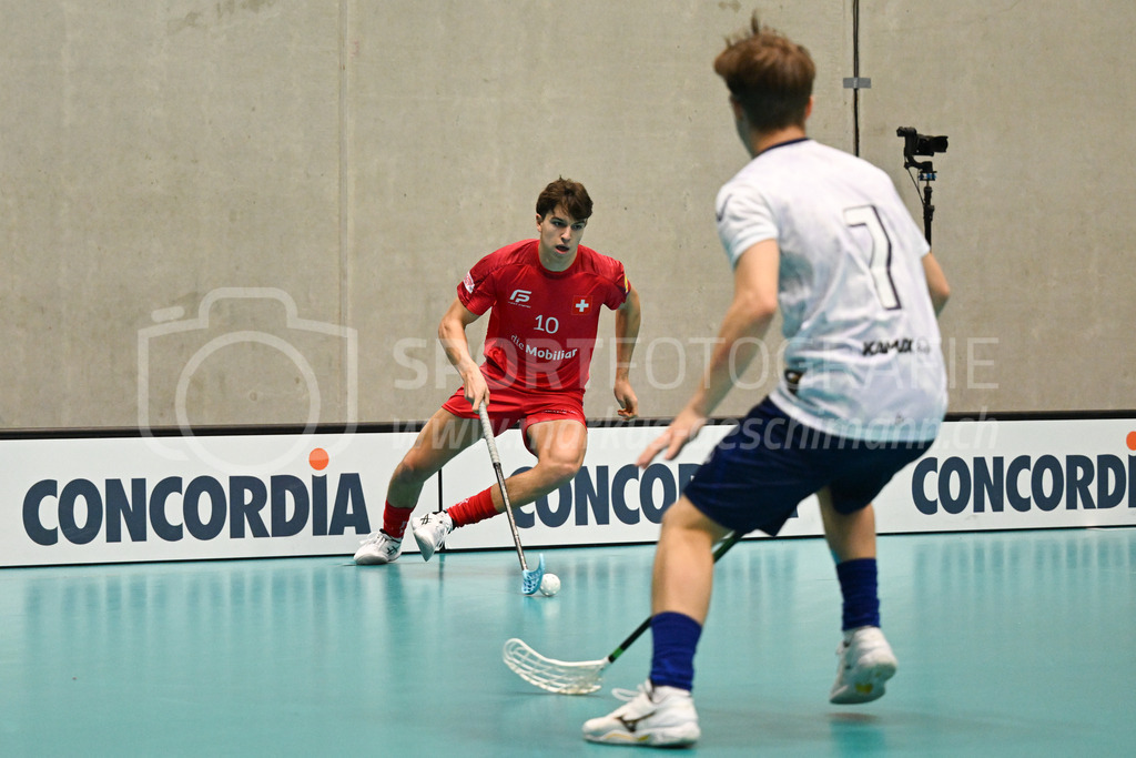 Switzerland B U19 vs Finland U19 - 2. February 2024 | Switzerland B U19 vs Finland U19
U19 Men International Matches in Switzerland
GoEasy Arena, Siggenthal Station
Switzerland defender #10 Maurin Biner.
Credit: Markus Aeschimann | <a href="https://www.markus-aeschimann.ch">Sportfotografie Markus Aeschimann</a> | <a href="https://www.instagram.com/sportfotografie.aeschimann">@sportfotografie.aeschimann</a> - Realisiert mit Pictrs.com