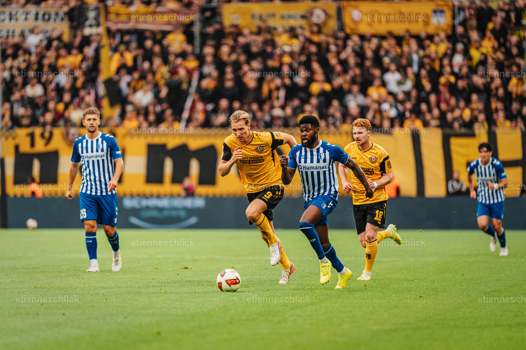 Dresdner SC - Allianz MTV Stuttgart, DEKRA 1. Bundesliga Frauen, Volleyball | Im Bild: Zweikampf Vincent Vermeij (9, SG Dynamo Dresden) und 1. FC Magdeburg18.10.2026, SG Dynamo Dresden - 1. FC Magdeburg, 2. BUNDESLIGA - 8. SPIELTAG, Fußball, Deutschland, Dresden, Rudolf-Harbig-Stadion