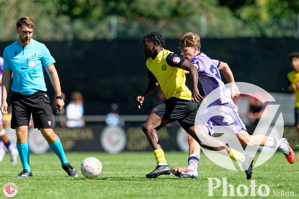 GenevaCup 5-6 - FC Basel v Meyrin FC | during the GenevaCup 5-6 match between FC Basel and Meyrin FC at Stade des Arberes in Meyrin, Switzerland