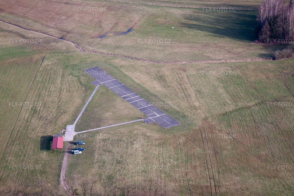 Luftbild: Griesbach, Modellflugplatz in Griesbach im Bundesland Bas-Rhin in Frankreich. Foto: IMG_38690.jpg vom 20.03.2011 durch Werner Riehm/FLY-FOTO.de