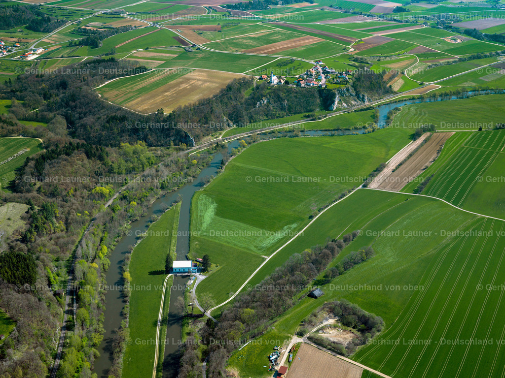 2857070 | Donau bei Obermarchtal, Wasserkraftwerk Alfredstal