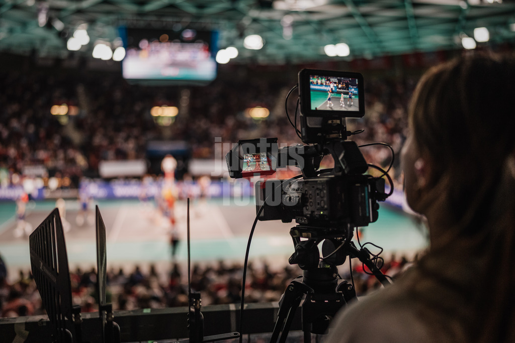 Volleyball | Männer | Testspiel | Deutschland vs. Italien | 26.05.2025 | Symbolbild Streaming Spontent Kamera