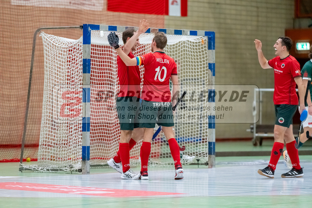HK_20250110_101294 | 1. Bundesliga Halle Herren Crefelder HTC - Uhlenhorst Mülheim am 10.1.2025 Glockenspitz Halle Krefeld, Krefeld ,