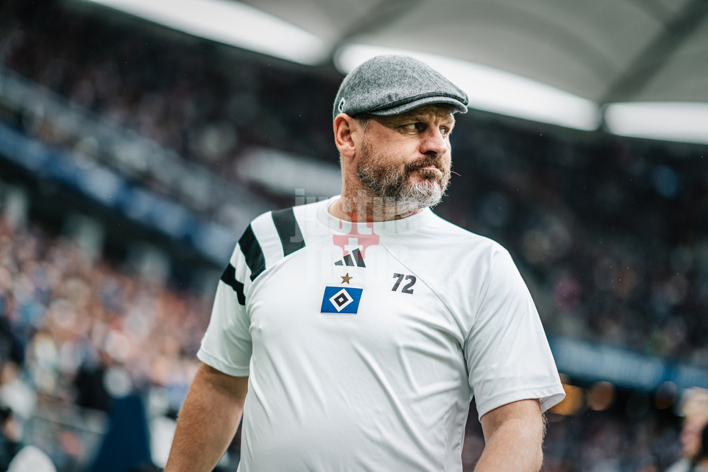 Fußball | Männer | Saison 2024/2025 | 2. Fußball-Bundesliga | 7. Spieltag | Hamburger SV vs. SC Paderborn 07 | 28.09.2024 | Trainer Steffen Baumgart (HSV)