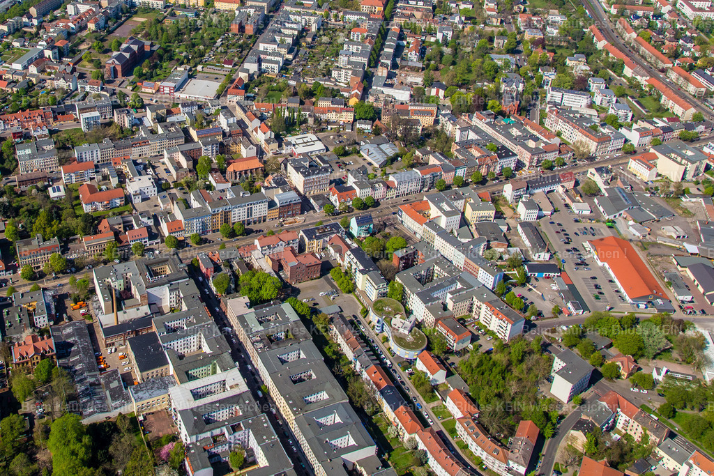 Magdeburg (FCM) Lehmann-9026 | Magdeburg  Luftbild der Halberstädter Straße in Sudenburg - Realisiert mit Pictrs.com
