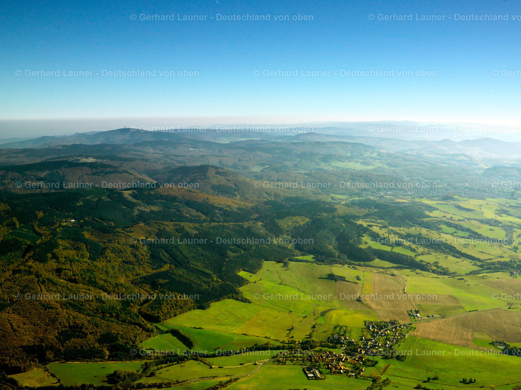 2781038 | Blick über den Thüringer Wald von Westen zum Großen Inselberg in Richtung Osten bei Bad Liebenstein