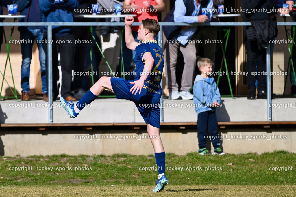 ATUS Velden vs. SPG LASK Amateure OÖ | Jubel #23 Ralph Roman Scheer ATUS Velden, ATUS Velden vs. SPG LASK Amateure OÖ, ATUS Velden vs. SPG LASK Amateure OÖ am 07.03.2026 in Velden (Wald Arena Velden), Austria, (Photo by Bernd Stefan)