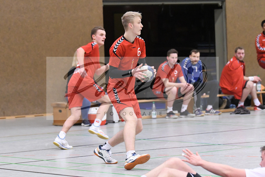 20200125_TEURWD_0043 | Handball, Herren:   beim Spiel der Landesklasse Süd zwischen SG Teuto Handball vs. RW Damme am 25.01.2020 in der Sporthalle-Gellenbeck in Hagen a.T.W., Deutschland.(Foto von Nico Paetzel) - Realisiert mit Pictrs.com
