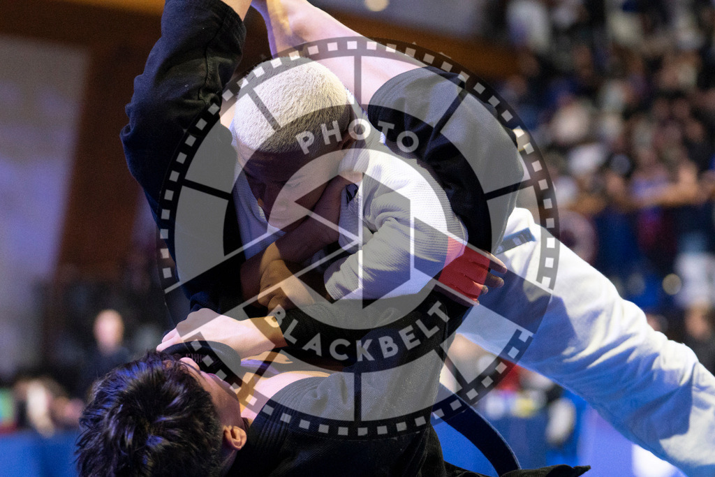 20240119PBB1636 | Fighters compete during the IBJJF European Championship in Paris, France, on January 19, 2024.