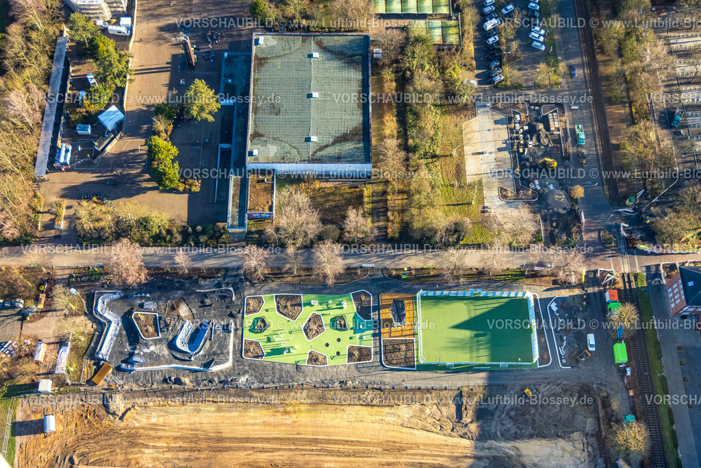 Hamm251202292 | Luftbild, Neue Mitte Uentrop, Baustelle Grüne Umweltachse mit Sportpark und Freizeitpark Werner-Figgen-Weg Ecke Alter Grenzweg, Uentrop, Hamm, Ruhrgebiet, Nordrhein-Westfalen, Deutschland