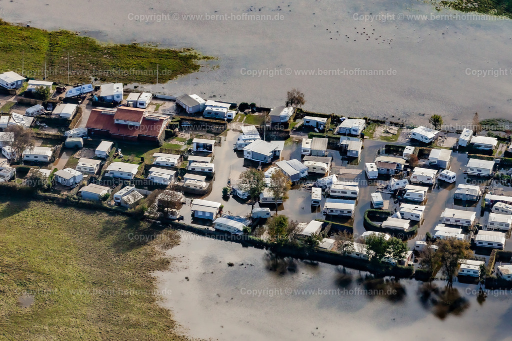 PLB_6395modct2_Camping_Damp-Sued | LUFTBILD. Campingplatz  " Dorotheenthal " vom Ostseesturm überflutet. - Realisiert mit Pictrs.com