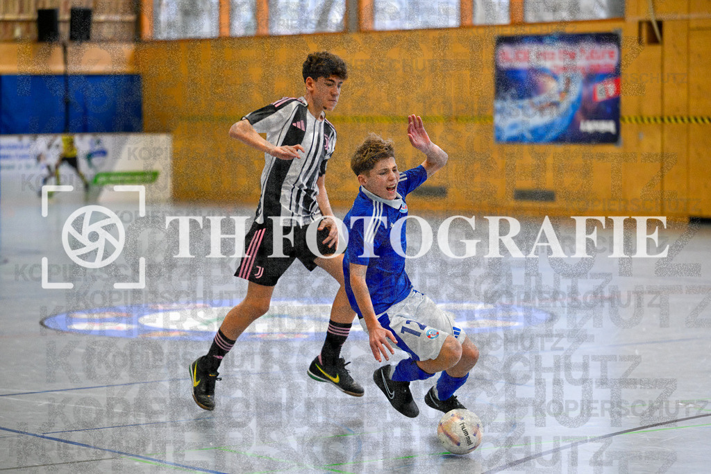 GER, Juventus - RC Strasbourg, Fussball, U14 Hallenturnier, PS-Immo-Cup 2026, 18.01.2026 | Juve, RC Strasbourg
