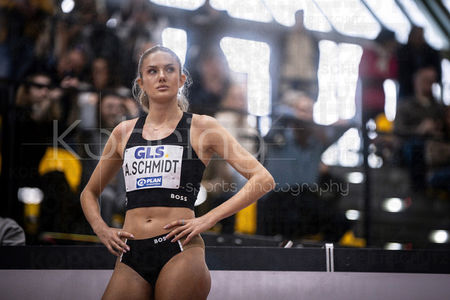 Deutsche Leichtathletik-Hallenmeisterschaften; Dortmund, 28.02.2026 | Alica Schmidt (SCC Berlin, 84), 800m; Deutsche Leichtathletik-Hallenmeisterschaften am 28.02.2026 in der Helmut-Körnig-Halle in Dortmund. 