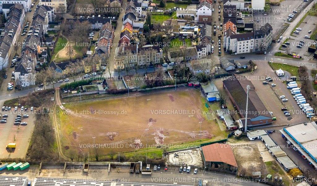 Gelsenkirchen230211730 | Luftbild, Ascheplatz Dessauer Straße, Ückendorf, Gelsenkirchen, Ruhrgebiet, Nordrhein-Westfalen, Deutschland