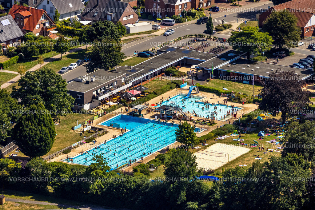 Haltern220800351 | Luftbild Freibad Syten,  Sythen, Haltern am See, Ruhrgebiet, Nordrhein-Westfalen, Deutschland